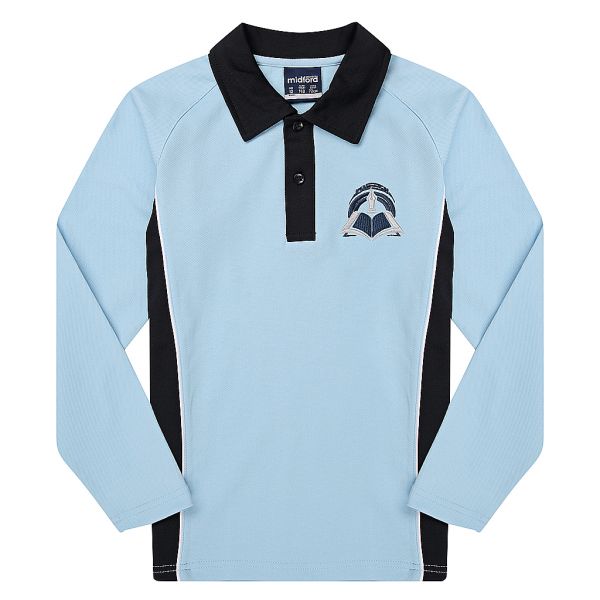 Primary Boys Long Sleeve Polo