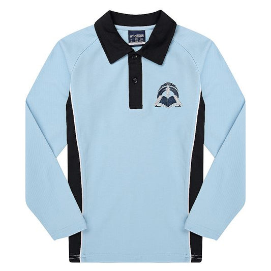 Primary Boys Long Sleeve Polo